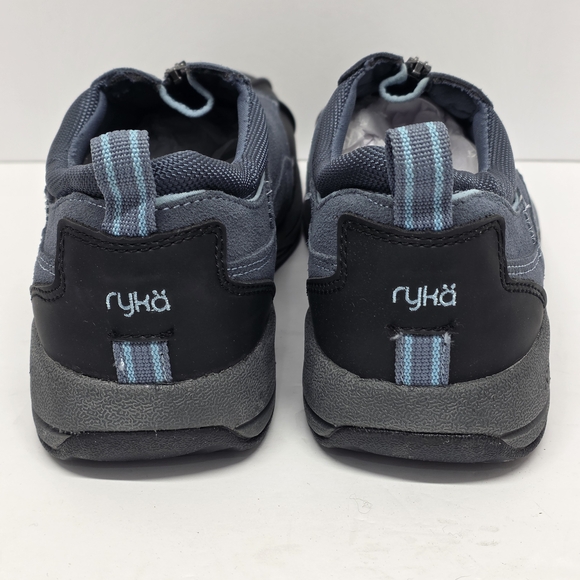 Ryka Shoes - NIB Ryka Blue Slip-On Zipper/Duck Shoe with Suede  Water-Resistent Women's Sz 10